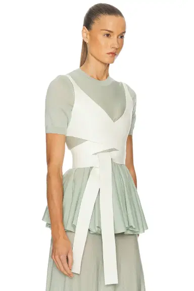 Alaïa ALAΪA Cross Top | Thumbnail 2 Alaïa ALAΪA Cross Top | Thumbnail 2