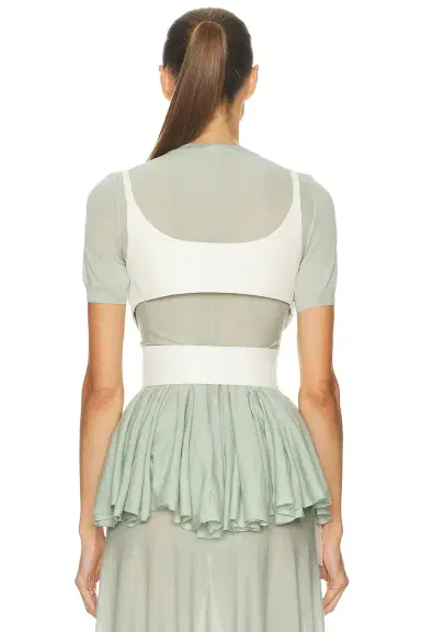 Alaïa ALAΪA Cross Top | Thumbnail 3 Alaïa ALAΪA Cross Top | Thumbnail 3