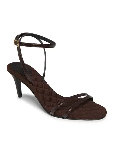 Aera Women's Laura 75MM Vegan Leather Sandals - Brown - Size 9.5 | Thumbnail 2
