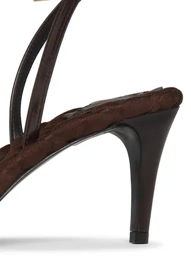 Aera Women's Laura 75MM Vegan Leather Sandals - Brown - Size 9.5 | Thumbnail 5