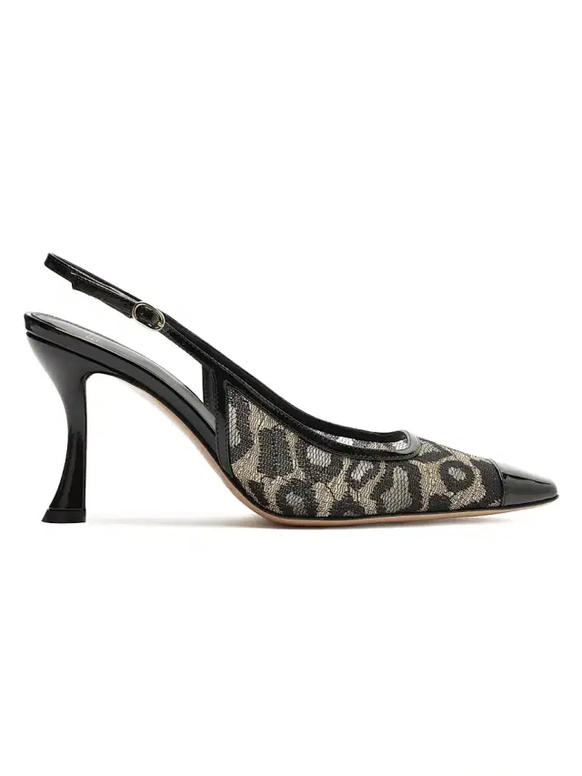 Alexandre Birman Women's Olivia 85MM Printed Slingback Pumps - Golden Black