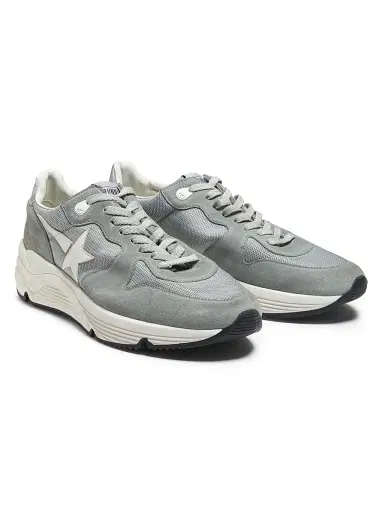 Golden Goose Men's Running Mesh & Suede Low-Top Sneakers - Blue White Silver - Size 11 | Thumbnail 2 Golden Goose Men's Running Mesh & Suede Low-Top Sneakers - Blue White Silver - Size 11 | Thumbnail 2