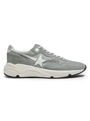 Golden Goose Men's Running Mesh & Suede Low-Top Sneakers - Blue White Silver - Size 11 | Thumbnail 1 Golden Goose Men's Running Mesh & Suede Low-Top Sneakers - Blue White Silver - Size 11 | Thumbnail 1