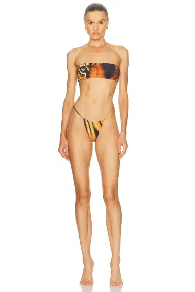 SKIMS X Cavalli String Bikini Bottom | Thumbnail 4 SKIMS X Cavalli String Bikini Bottom | Thumbnail 4