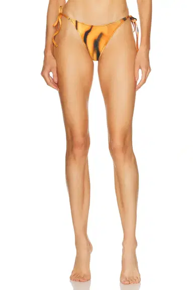 SKIMS X Cavalli Dipped Tie Bikini Bottom | Thumbnail 1