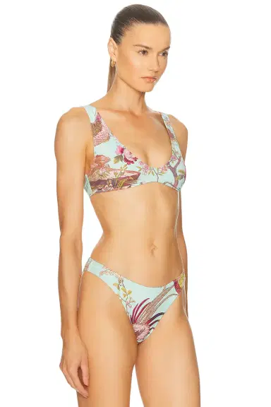 SKIMS X Cavalli Plunge Triangle Bikini Top | Thumbnail 2 SKIMS X Cavalli Plunge Triangle Bikini Top | Thumbnail 2