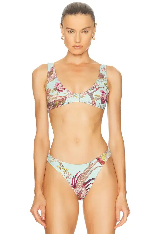X Cavalli Plunge Triangle Bikini Top