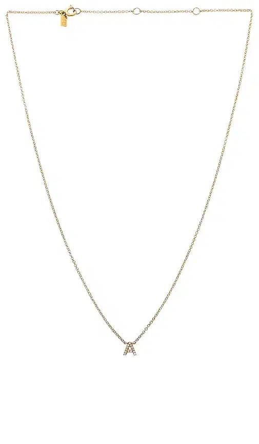 Diamond Initial Necklace