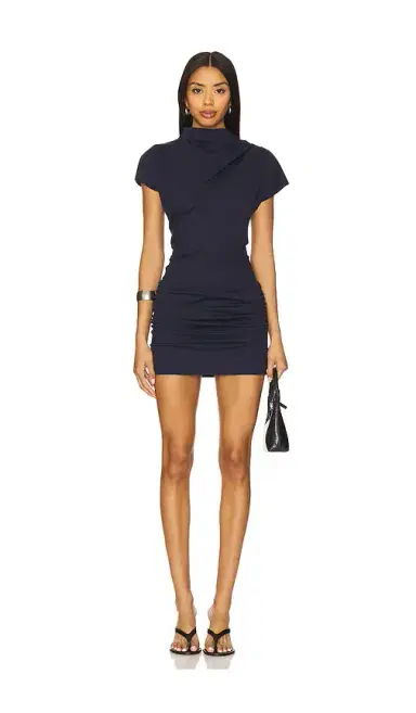 Line & Dot Archer Draped Mini Dress | Thumbnail 1 Line & Dot Archer Draped Mini Dress | Thumbnail 1