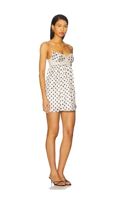 Free People x Intimately FP Midnight Muse Mini Slip Dress In Tea Combo | Thumbnail 2