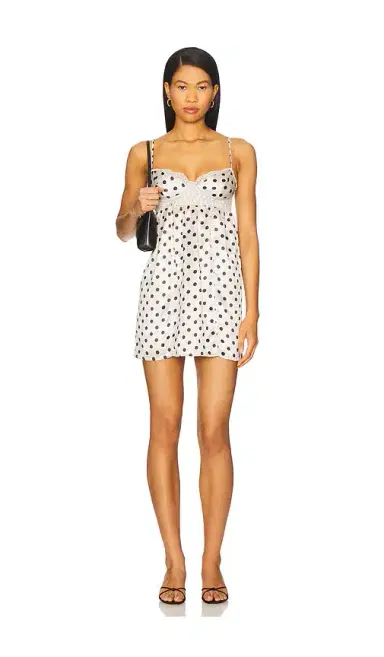 Free People x Intimately FP Midnight Muse Mini Slip Dress In Tea Combo | Thumbnail 1