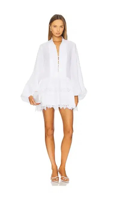 Bardot Antonia Lace Trim Mini Dress | Thumbnail 1