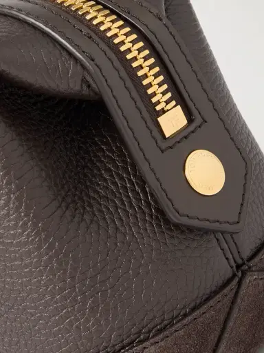 Tom Ford Suede-Trimmed Full-Grain Leather Wash Bag - Men | Thumbnail 3 Tom Ford Suede-Trimmed Full-Grain Leather Wash Bag - Men | Thumbnail 3