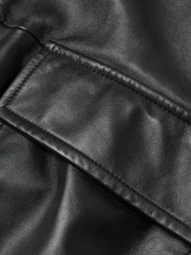 Studio Nicholson Piston Leather Bomber Jacket - Men | Thumbnail 5