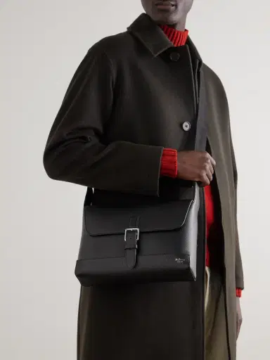 Mulberry Chiltern Small Full-Grain Leather Messenger Bag - Men | Thumbnail 2