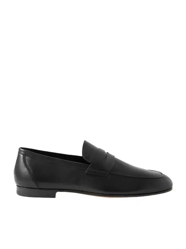 Leather Penny Loafers - Men