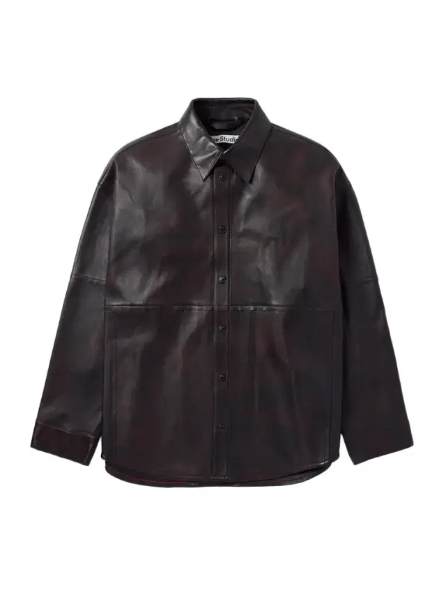 Acne Studios Laraw Oversized Leather Shirt Jacket - Men