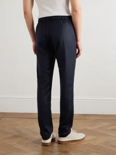 Loro Piana Leisure City Slim-Fit Virgin Wool and Cashmere-Blend Trousers - Men | Thumbnail 4