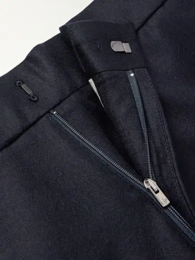 Loro Piana Leisure City Slim-Fit Virgin Wool and Cashmere-Blend Trousers - Men | Thumbnail 6