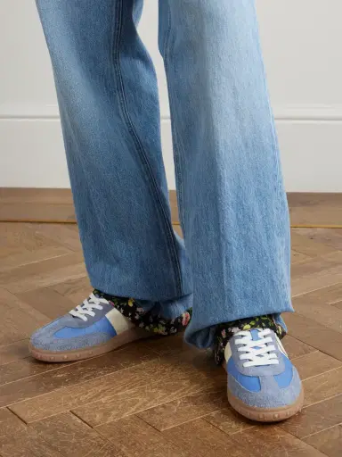Valentino Garavani Upvillage Leather and Suede-Trimmed Twill Sneakers - Men | Thumbnail 2 Valentino Garavani Upvillage Leather and Suede-Trimmed Twill Sneakers - Men | Thumbnail 2