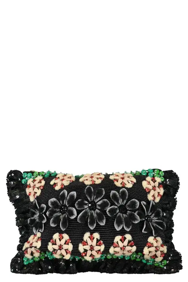 Embroidered Hand Pochette
