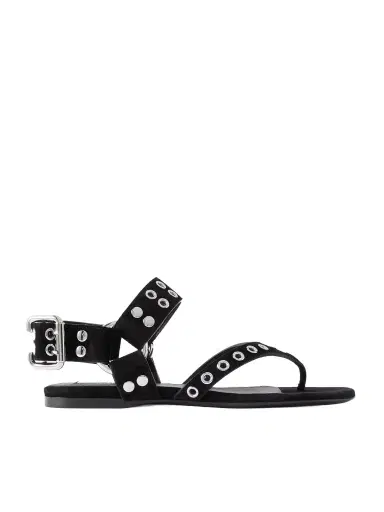 Alaïa Embellished Suede Sandals | Thumbnail 1 Alaïa Embellished Suede Sandals | Thumbnail 1