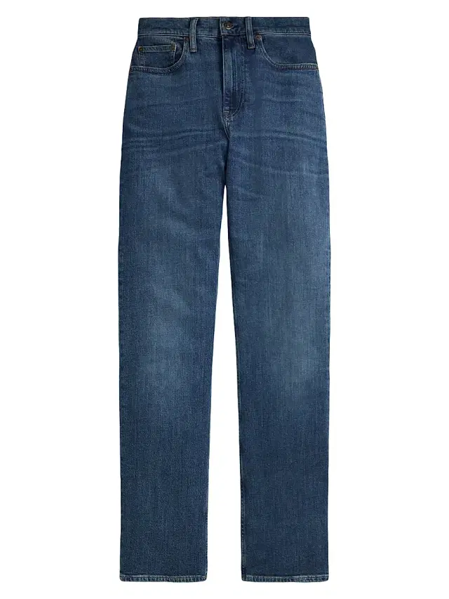 Polo Ralph Lauren Women's High-Rise Straight-Leg Jeans - Telesto Wash
