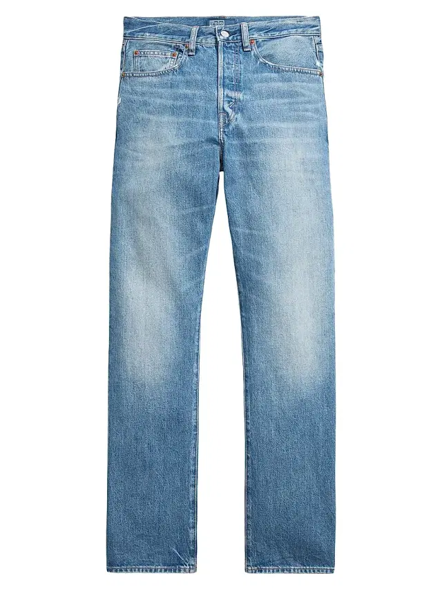 Polo Ralph Lauren Women's High-Rise Straight-Leg Jeans - Lebec Wash