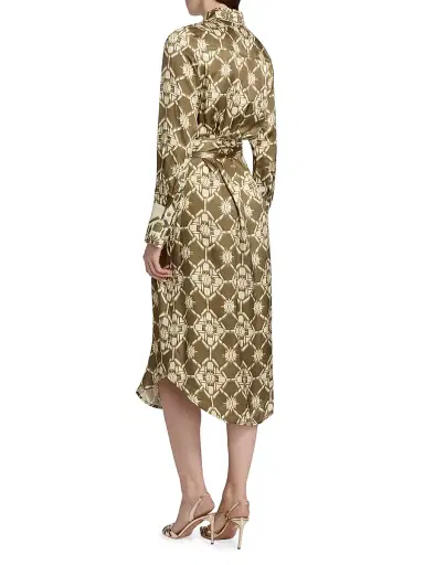 Ramy Brook Women's Victoria Tile Print Shirtdress | Thumbnail 5 Ramy Brook Women's Victoria Tile Print Shirtdress | Thumbnail 5