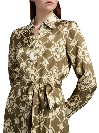 Ramy Brook Women's Victoria Tile Print Shirtdress | Thumbnail 6 Ramy Brook Women's Victoria Tile Print Shirtdress | Thumbnail 6