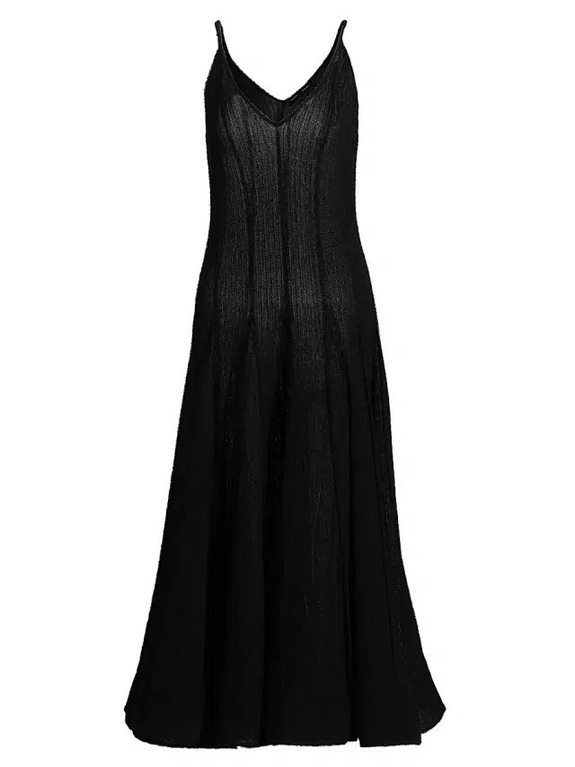 Proenza Schouler Women's Tavia Fringe Knit Maxi Dress - Black