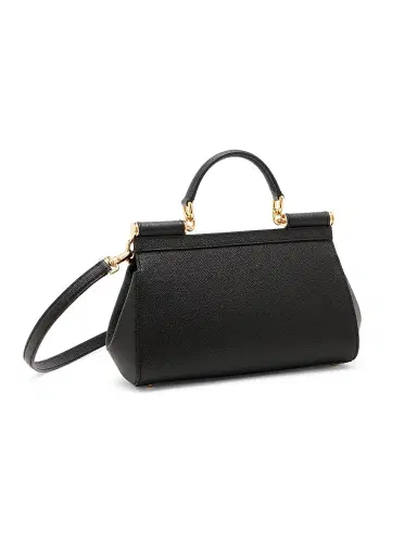 Dolce & Gabbana Women's Sicily Leather Top Handle Bag - Nero | Thumbnail 5 Dolce & Gabbana Women's Sicily Leather Top Handle Bag - Nero | Thumbnail 5