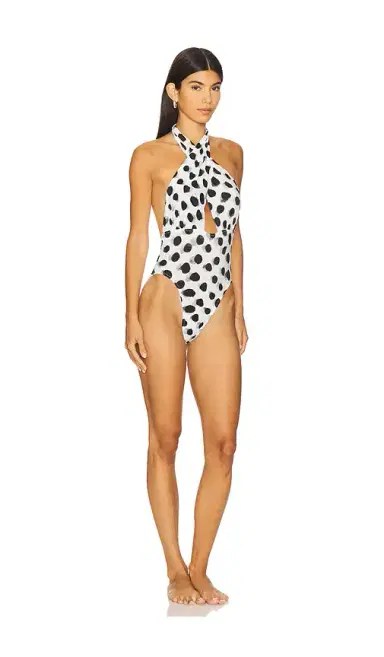 Norma Kamali Cross Halter Mio Top | Thumbnail 2