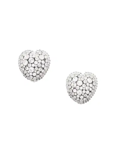 Alessandra Rich tone Crystal Clip Earrings | Thumbnail 1 Alessandra Rich tone Crystal Clip Earrings | Thumbnail 1