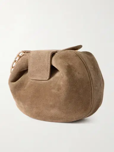 Gabriela Hearst Soft Demi Suede Clutch | Thumbnail 3