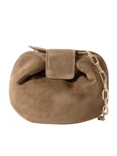 Gabriela Hearst Soft Demi Suede Clutch | Thumbnail 1