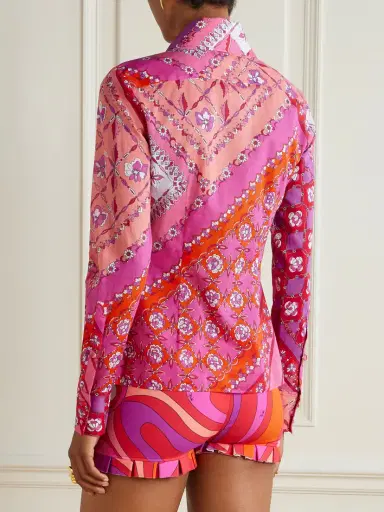 PUCCI Printed Cotton-muslin Shirt | Thumbnail 4 PUCCI Printed Cotton-muslin Shirt | Thumbnail 4