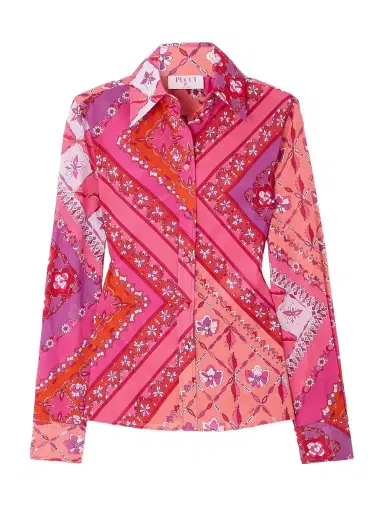 PUCCI Printed Cotton-muslin Shirt | Thumbnail 1 PUCCI Printed Cotton-muslin Shirt | Thumbnail 1