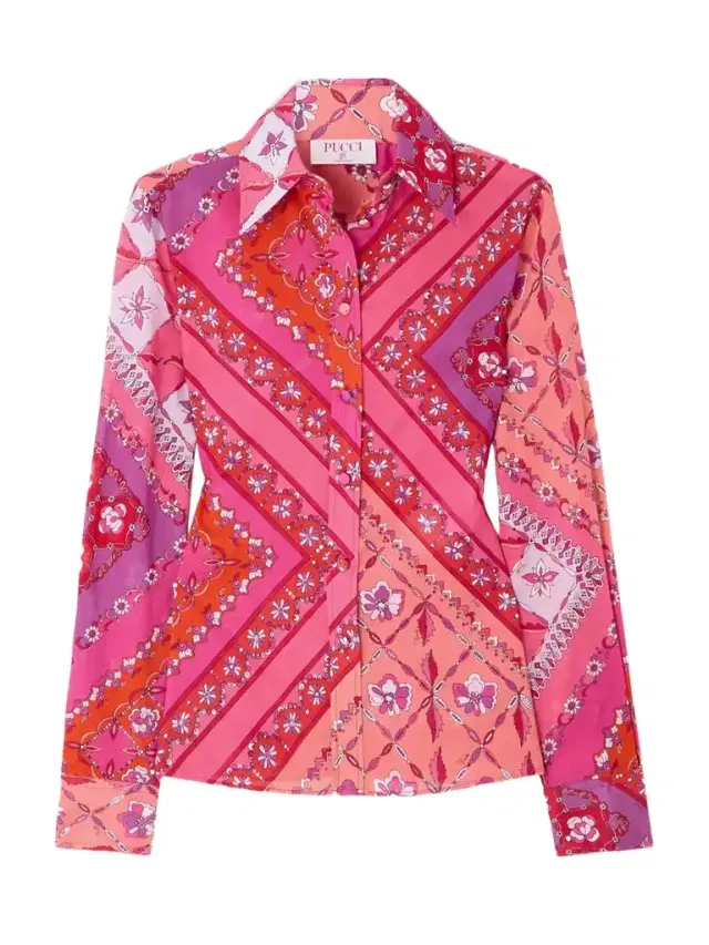 Printed Cotton-muslin Shirt