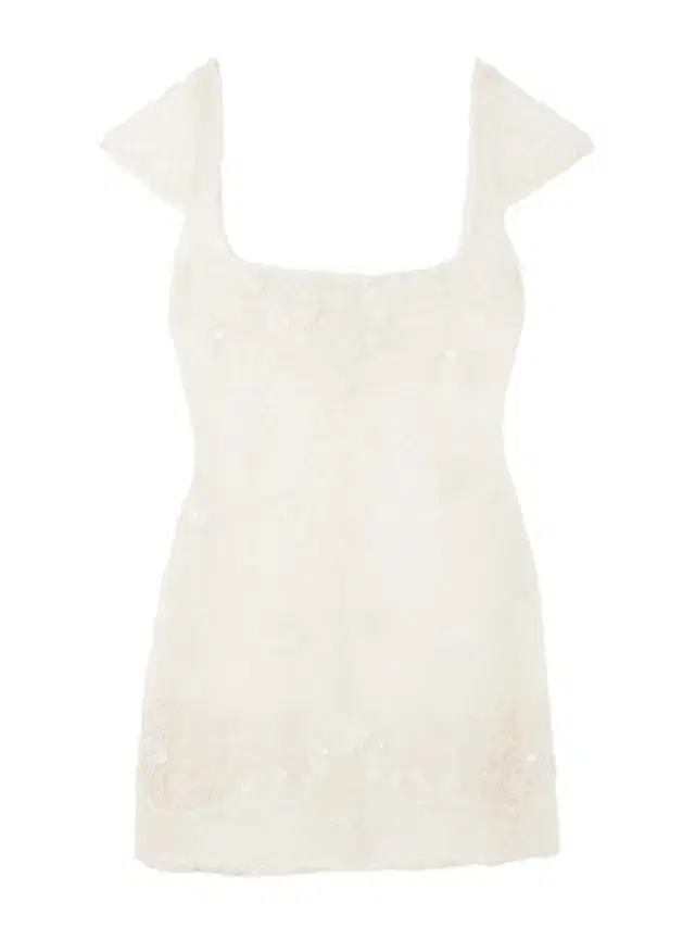 Clio Peppiatt Cora Embellished Tulle Mini Dress