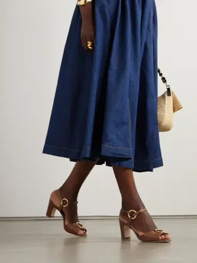 Manolo Blahnik Ileos Leather Sandals | Thumbnail 2 Manolo Blahnik Ileos Leather Sandals | Thumbnail 2