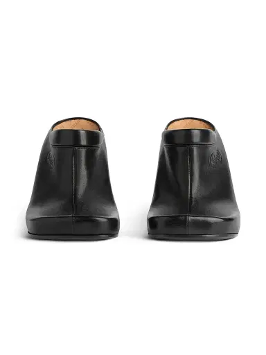 Balenciaga Women's I Scholl Mule Heels - Black - Size 11 | Thumbnail 4