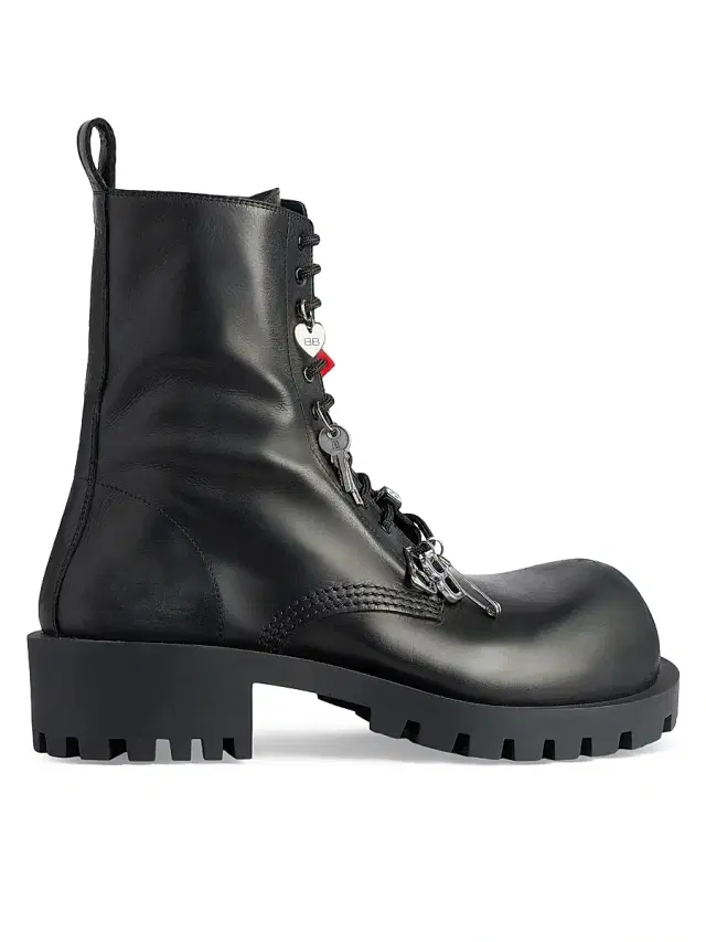 Men's Hummer Lace-Up Booties - Black
