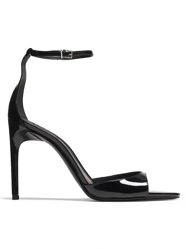 Schutz Women's Scarlett 100MM Patent Leather Stiletto Sandals - Black