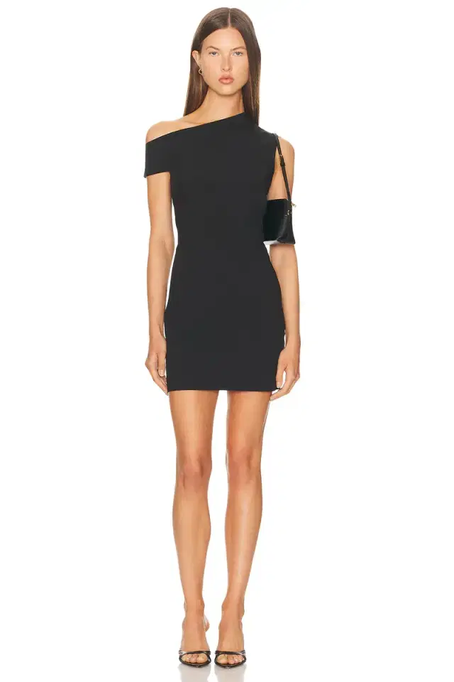 St. Agni Soft Sculptural Mini Dress