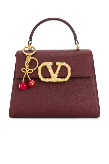 Valentino Garavani V Logo Signature Keyring | Thumbnail 4