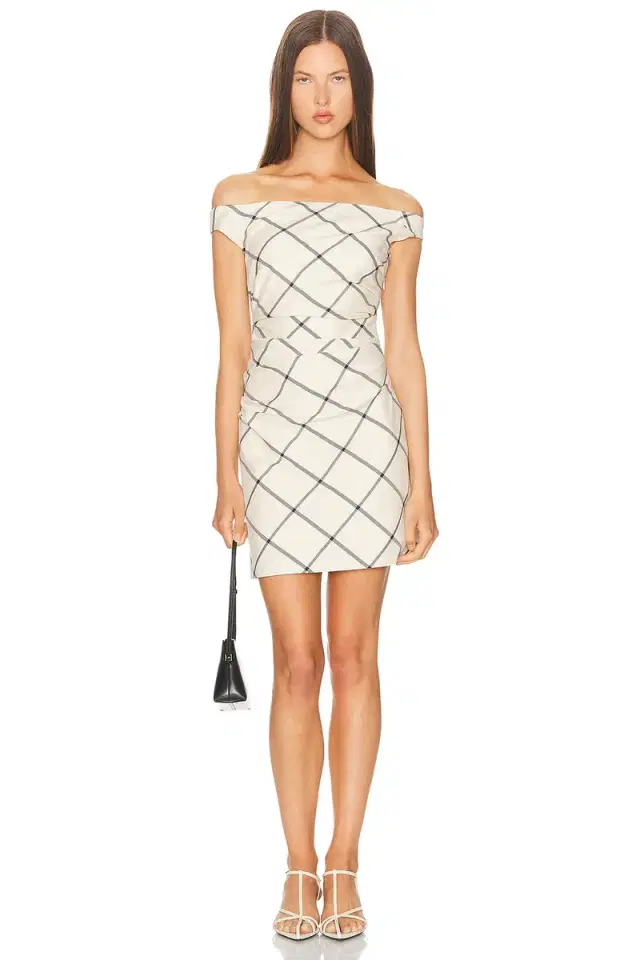 SIMKHAI Wells Off Shoulder Mini Dress