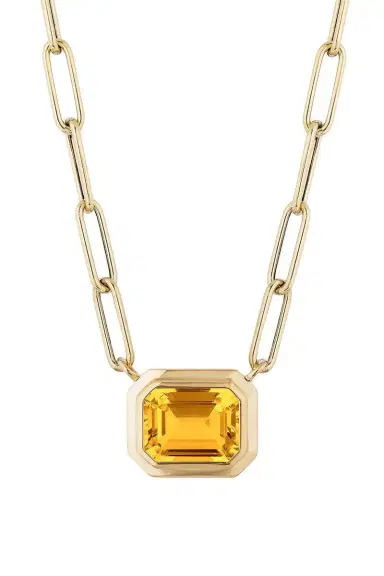 GOSHWARA Citrine Manhattan Necklace | Thumbnail 1