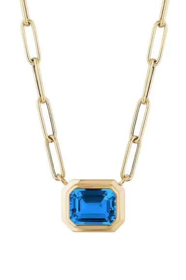 GOSHWARA London Blue Topaz Manhattan Necklace | Thumbnail 1 GOSHWARA London Blue Topaz Manhattan Necklace | Thumbnail 1