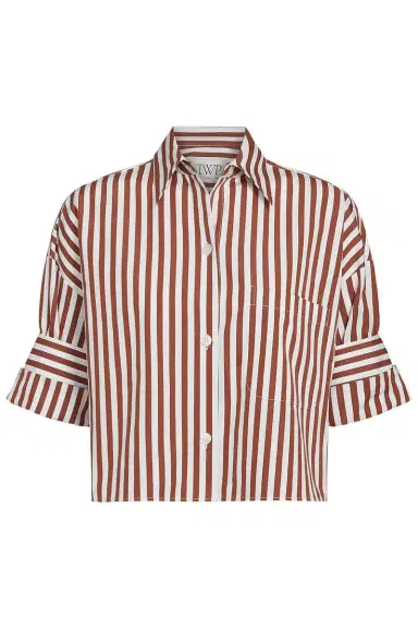 TWP Next Ex Shirt - Ivory Cognac | Thumbnail 1